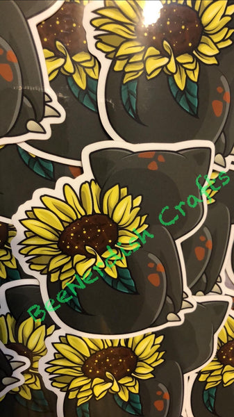 Baby Sunflower Vinyl Sticker